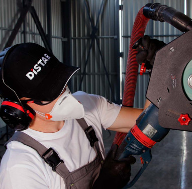Groove cutting on the angle grinder and wall chaser