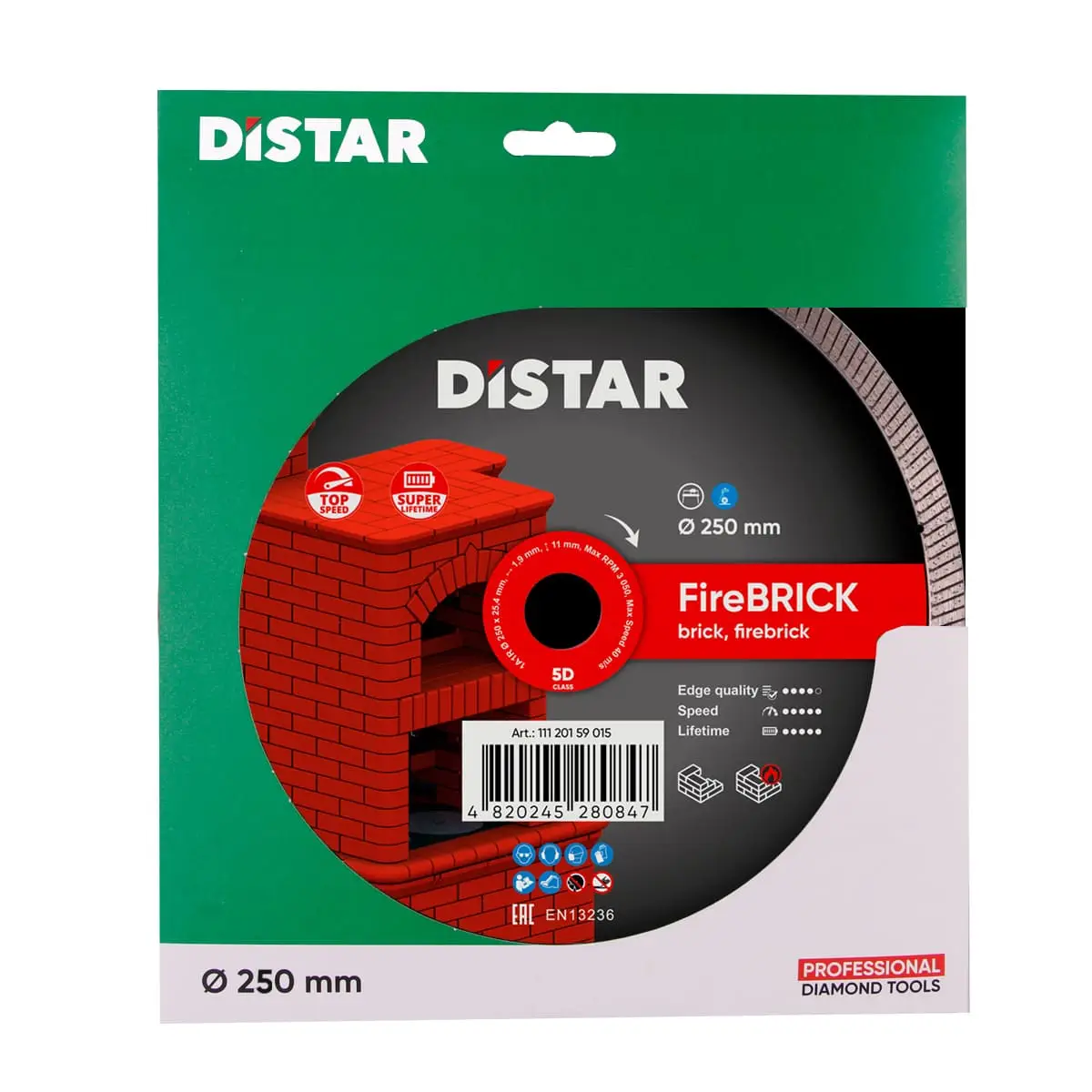Dijamantna rezna ploča 1A1R 250 FireBRICK №3