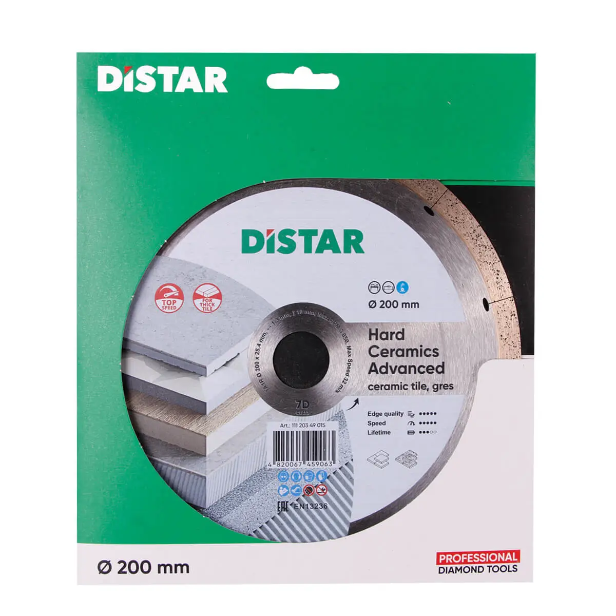 Dijamantna rezna ploča 1A1R 200 Hard ceramics Advanced №5