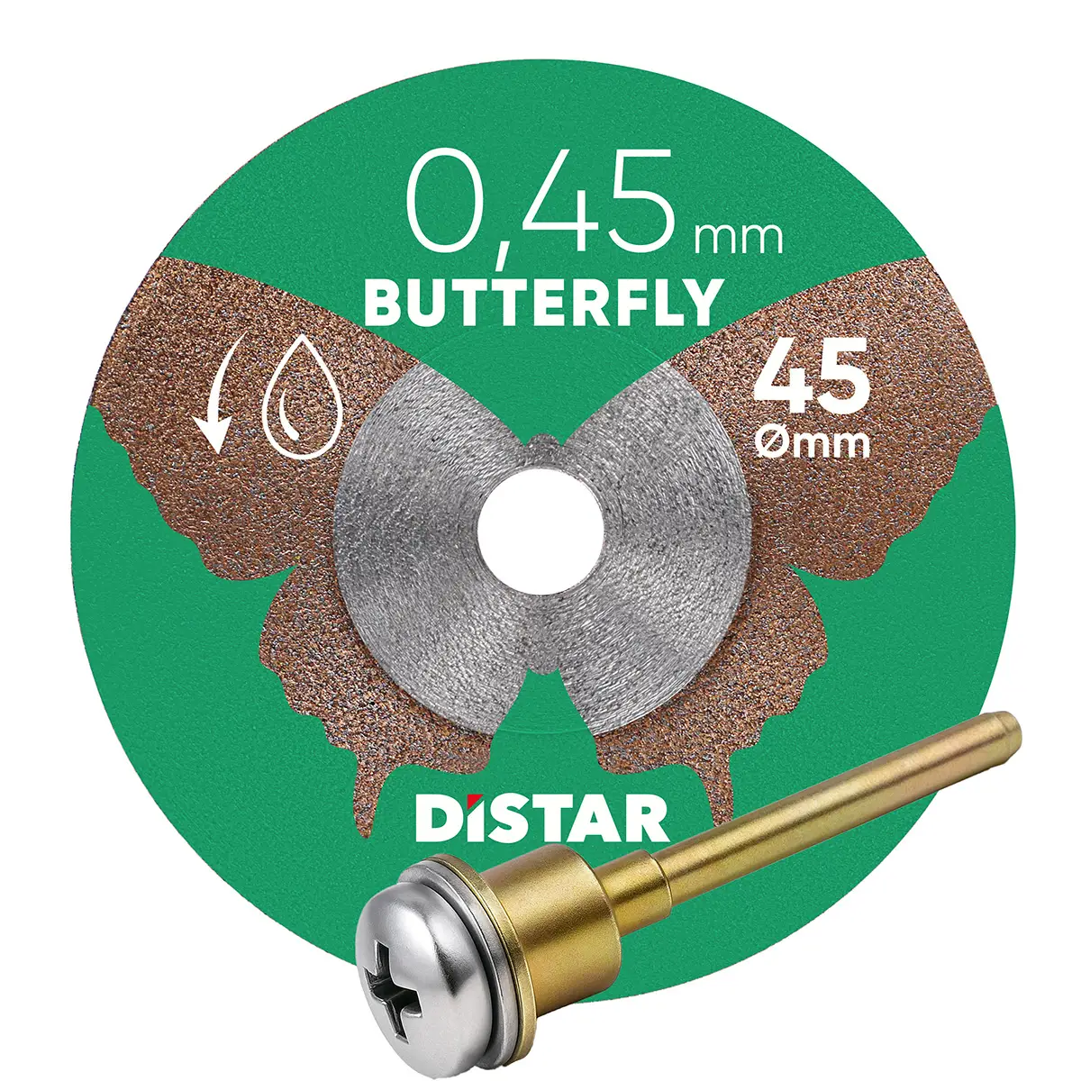 Dijamantna rezna ploča Distar 45x0,45x5,8H/3,2-3,0F Butterfly №1