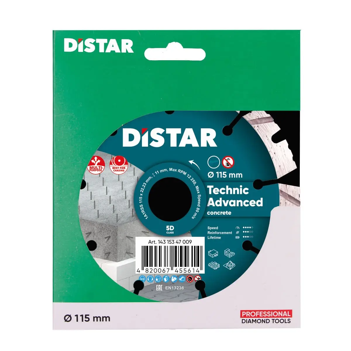 Dijamantna rezna ploča 1A1RSS 115 Technic Advanced №5
