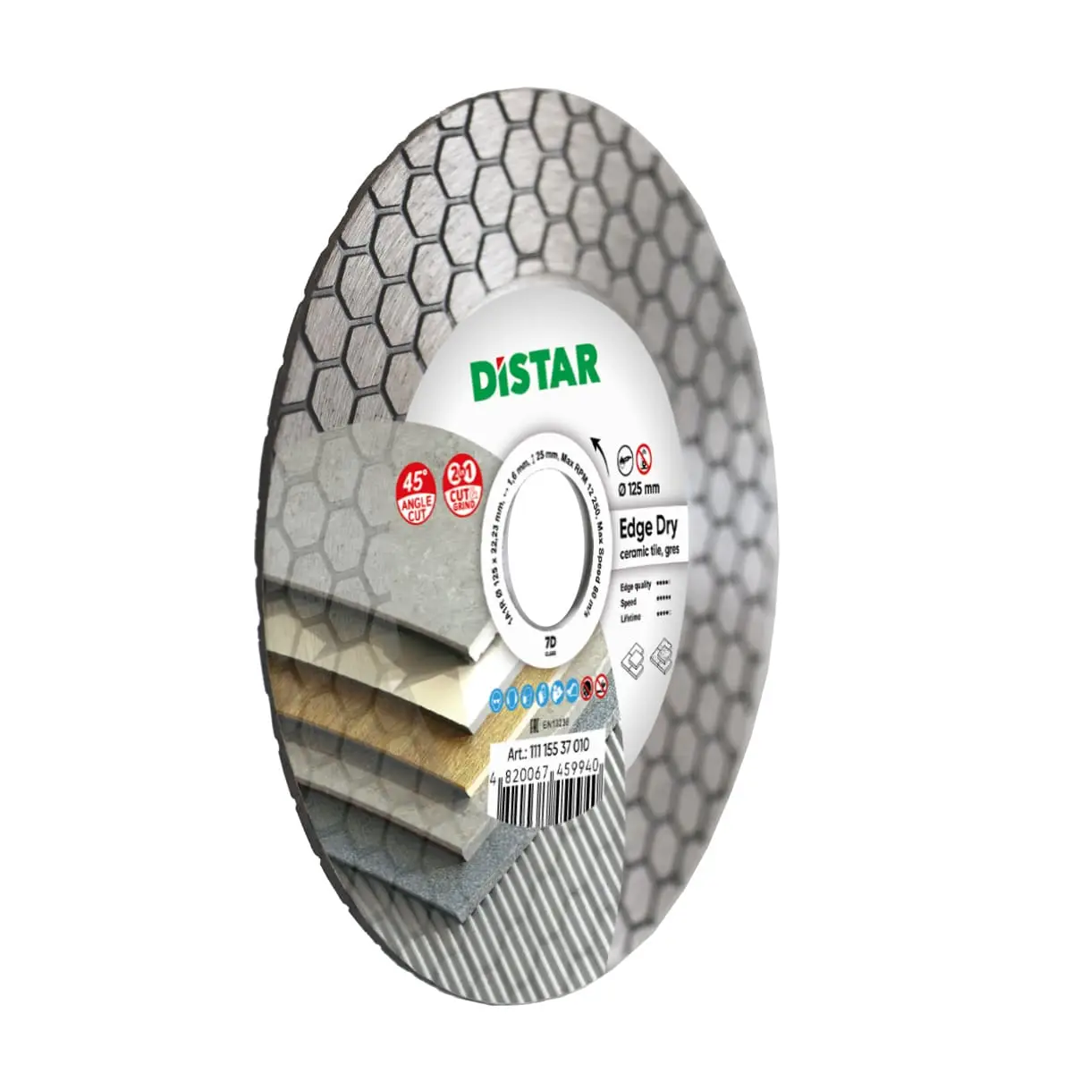 Dijamantna rezna ploča 1A1R 125 Edge Dry №2