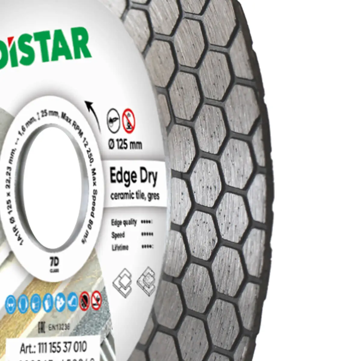 Dijamantna rezna ploča 1A1R 125 Edge Dry №3