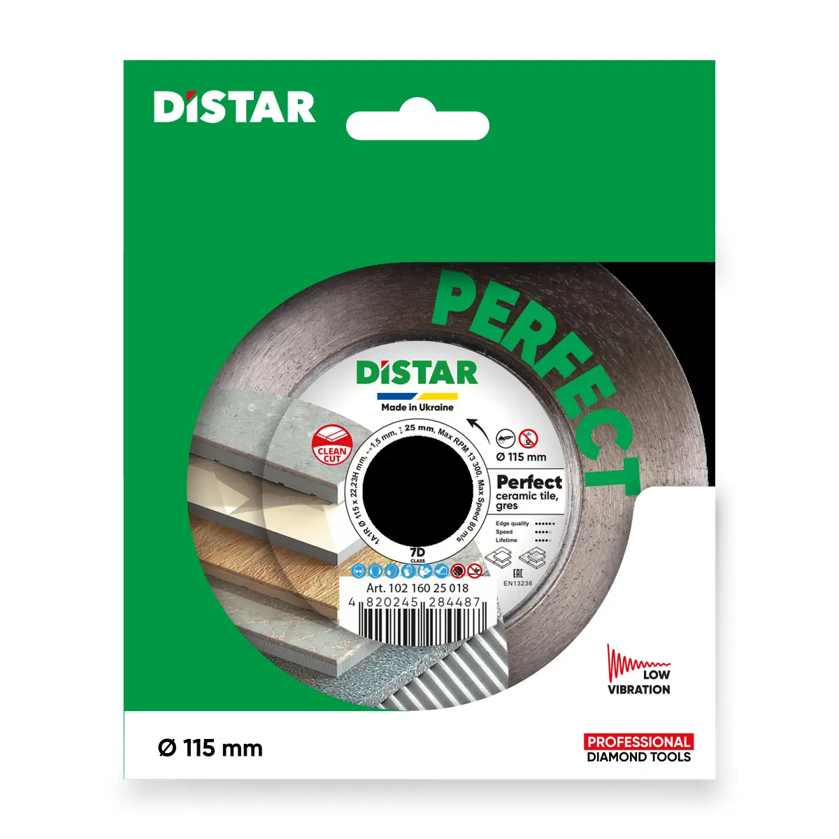 Dijamantna rezna ploča 1A1R 115x22,23H Perfect №6