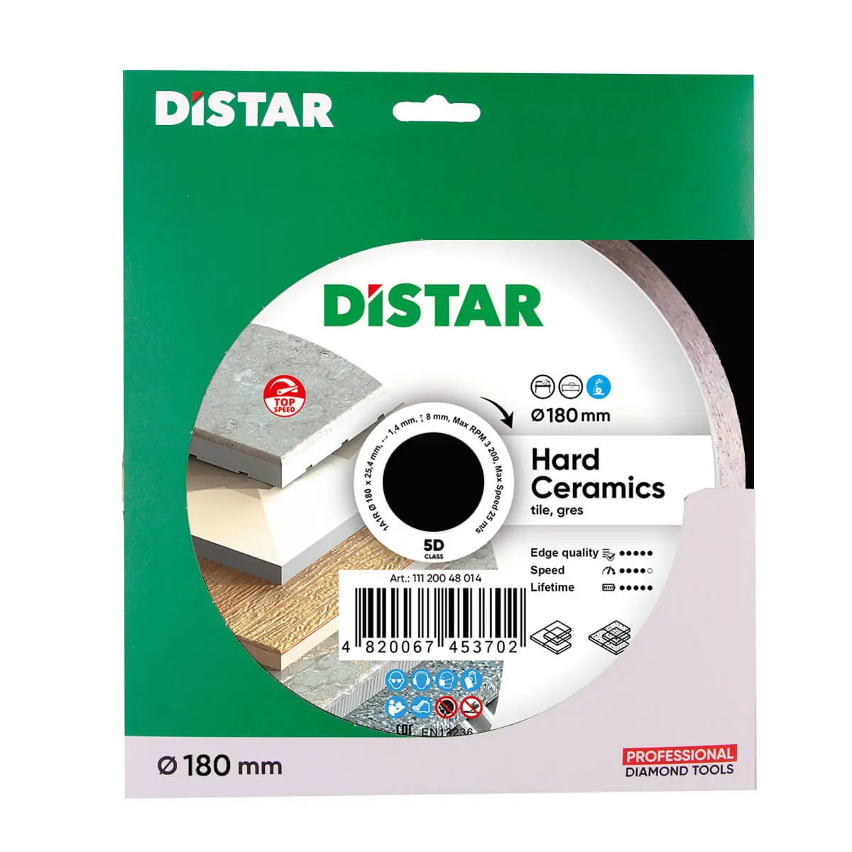 Dijamantna rezna ploča 1A1R 180 Hard ceramics 1