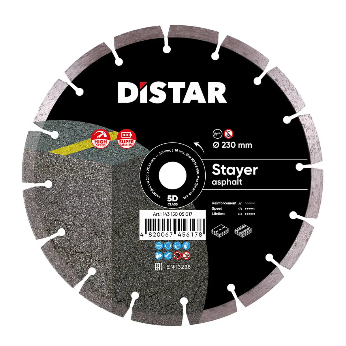 Dijamantna rezna ploča 1A1RSS 230 STAYER №1