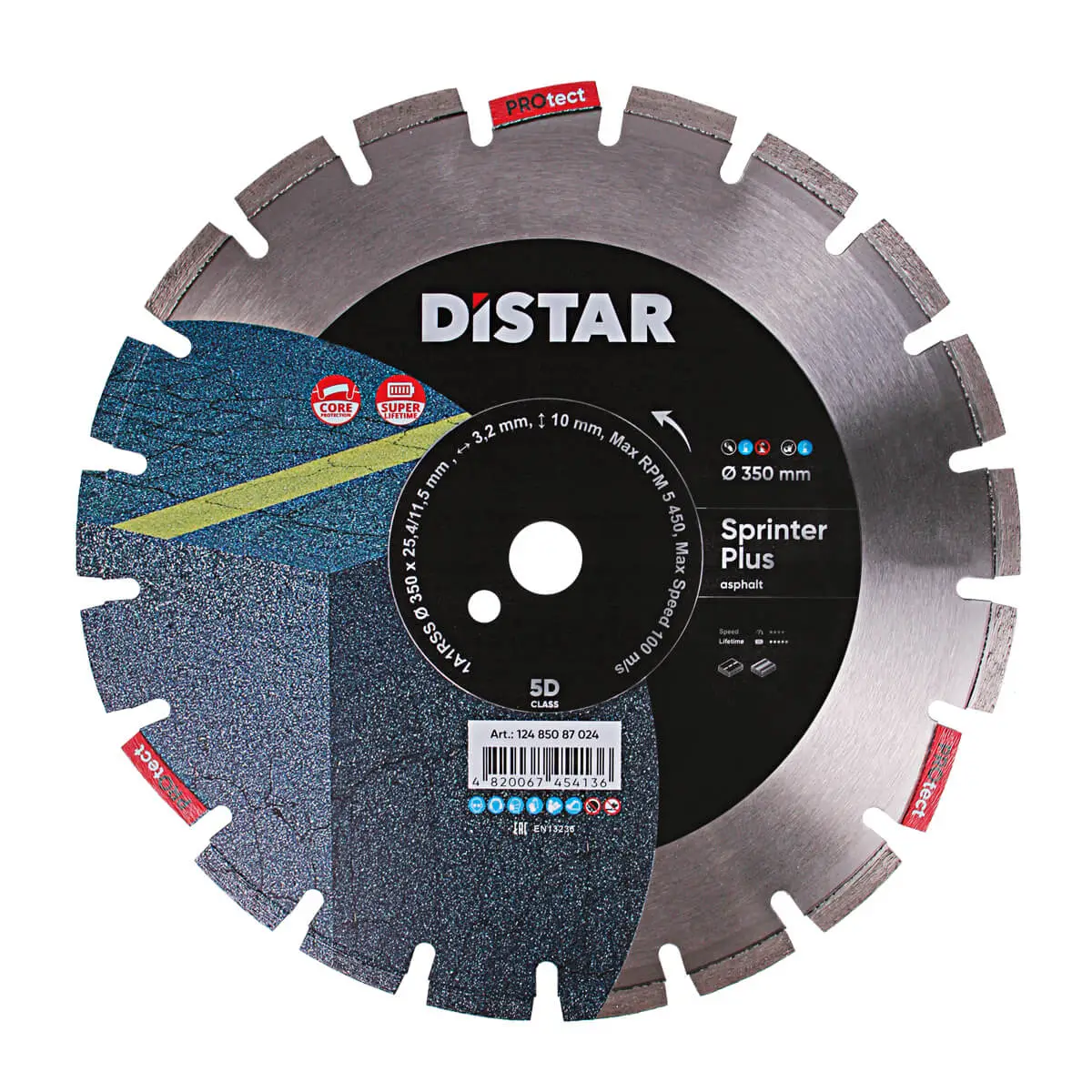 Dijamantna rezna ploča 1A1RSS 350 Sprinter Plus №1