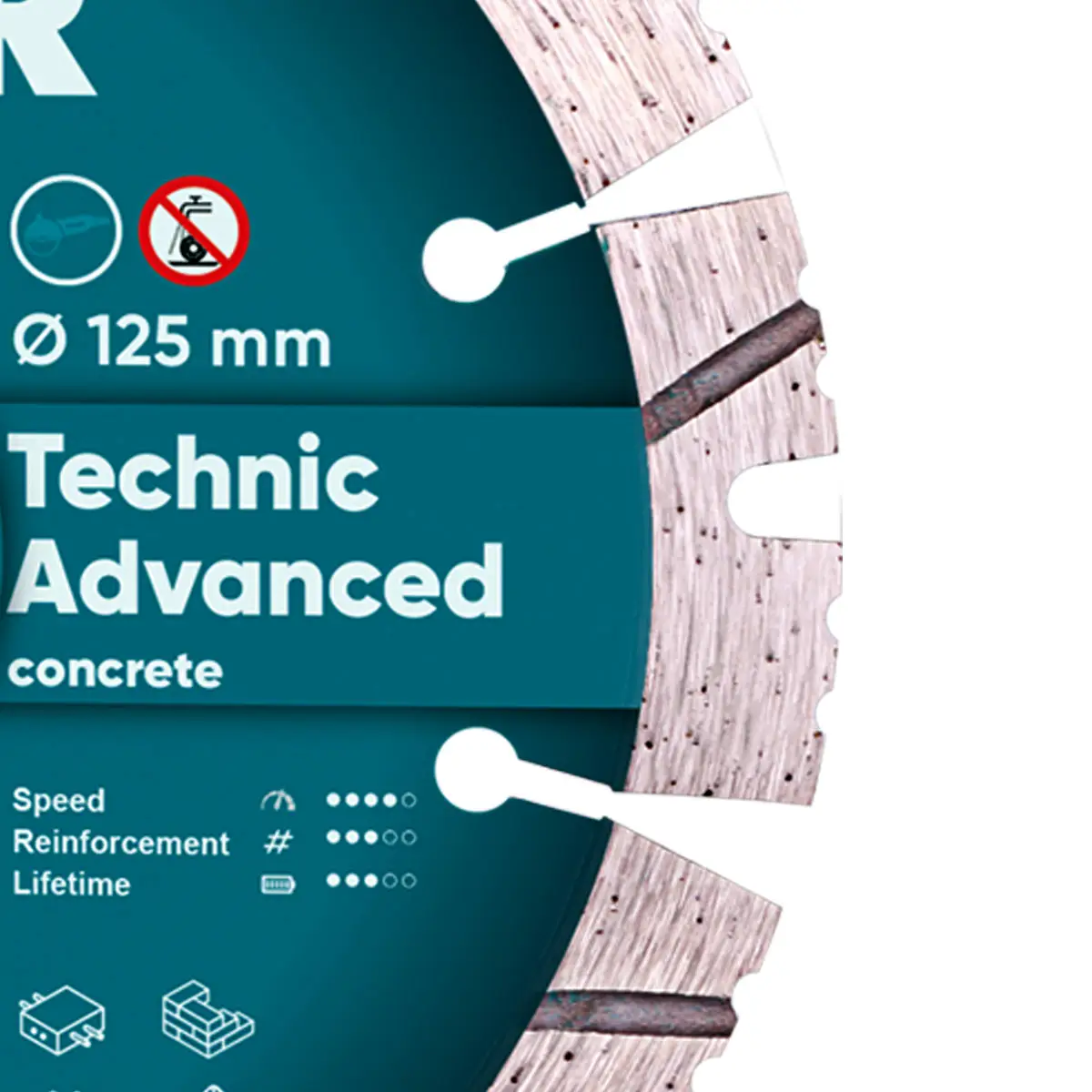 Dijamantna rezna ploča 1A1RSS 125 Technic Advanced №2
