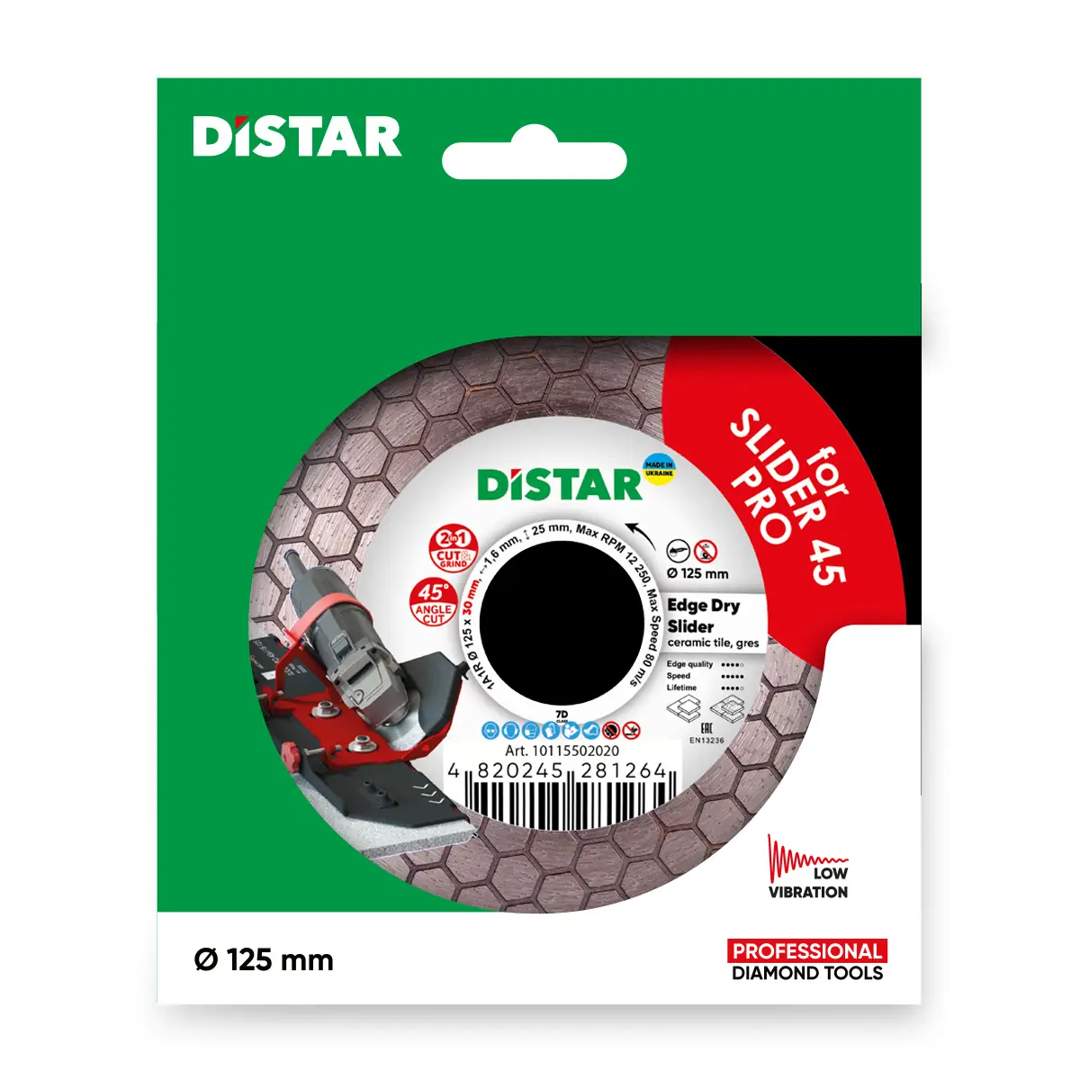 Dijamantna rezna ploča 125x30 Edge Dry Slider №5