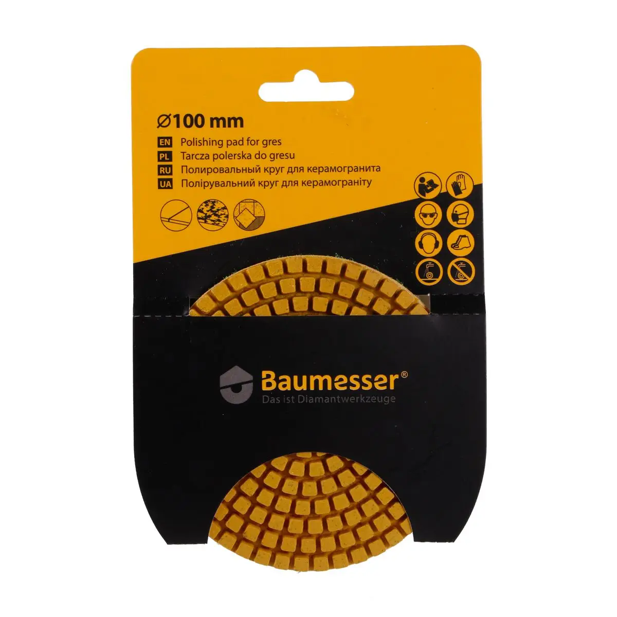 Brzi polirni jastučić 100x3x15 №1500 Baumesser Standard №4 Brzi polirni jastučić 100x3x15 №1500 Baumesser Standard №4