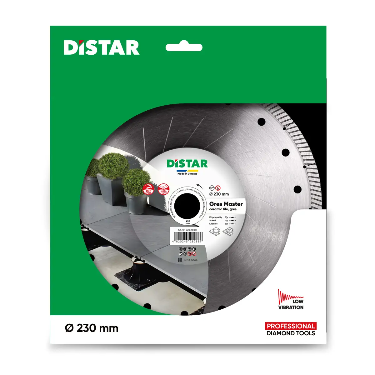 Dijamantni rezna ploča 1A1R 230x22,23/H Gres Master 1