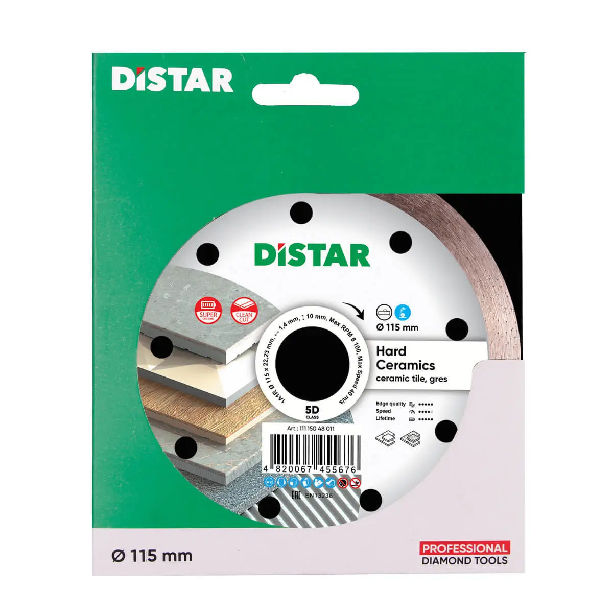 Dijamantna rezna ploča 1A1R 115 Hard ceramics 1