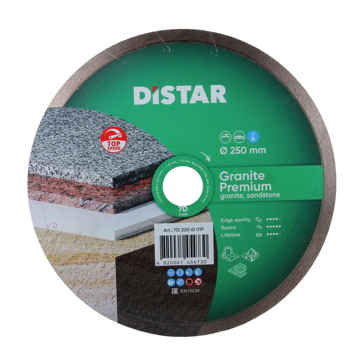 Dijamantna rezna ploča 1A1R 250 Granite Premium 1