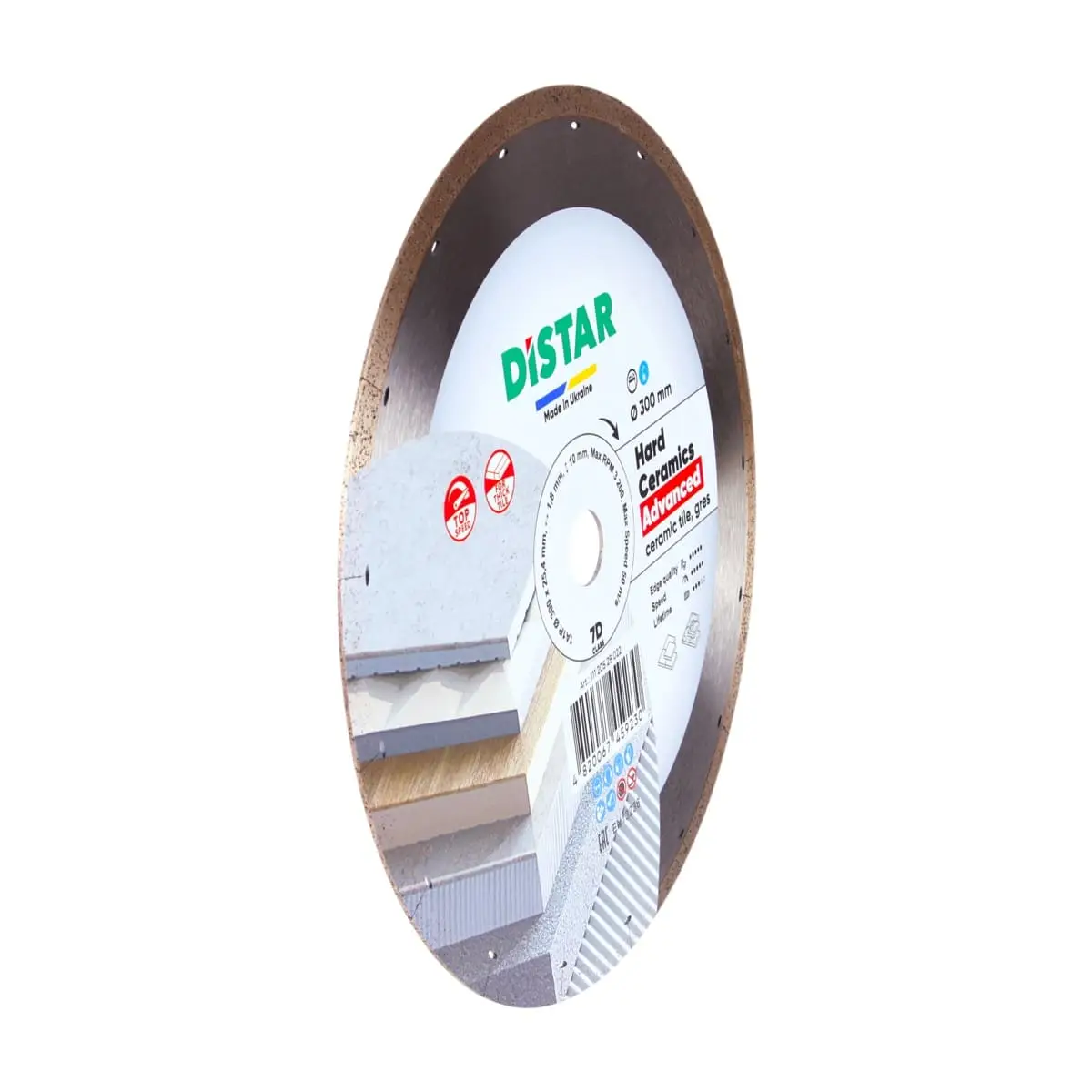 Dijamantna rezna ploča 1A1R 300 Hard ceramics Advanced №3 Dijamantna rezna ploča 1A1R 300 Hard ceramics Advanced №3