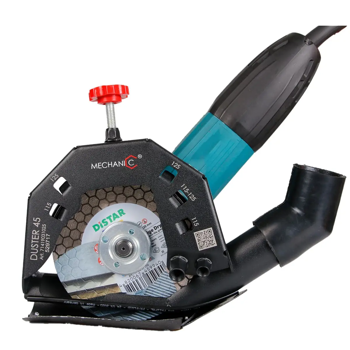 Nastavak za kutnu brusilicu za piljenje pod 45° i usisavanje DUSTER 45 115-125 №2