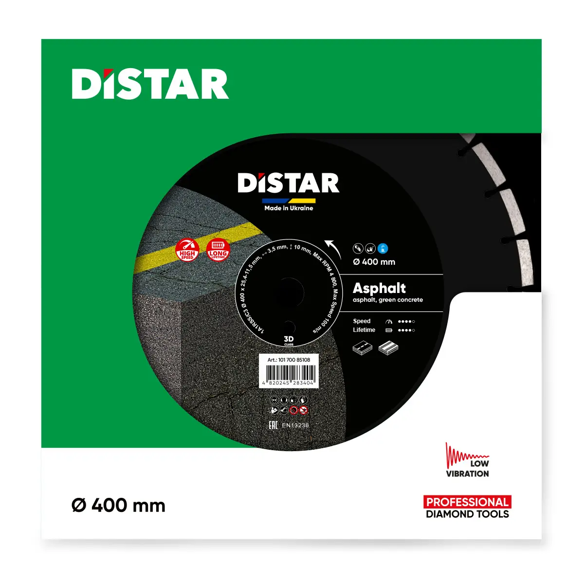 Dijamantna rezna ploča 1A1RSS 400 Asphalt 1