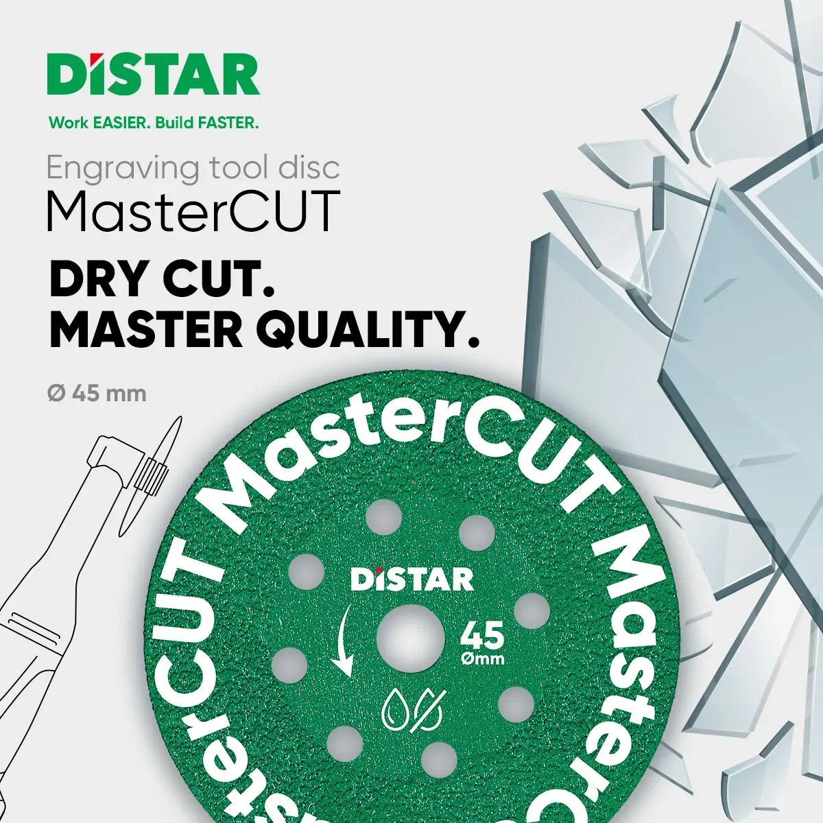 Dijamantna rezna ploča 1A1R 45x5,8 MasterCUT №6 Dijamantna rezna ploča 1A1R 45x5,8 MasterCUT №6